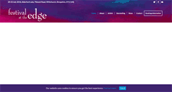 Desktop Screenshot of festivalattheedge.org